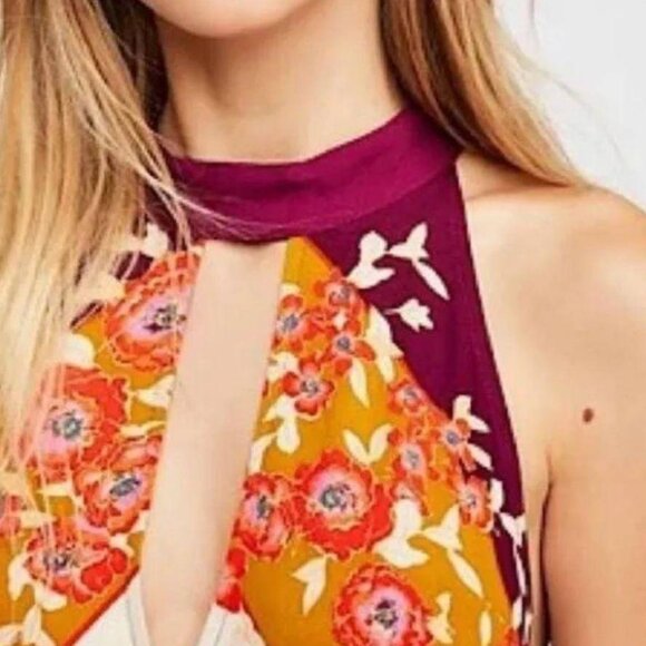 Free People Beat of my Heart Mock Neck Tunic Tank - Picture 3 of 12